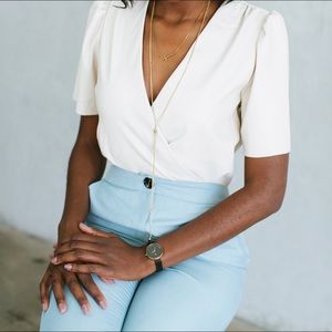 ASOS Ice Blue Suit Pants